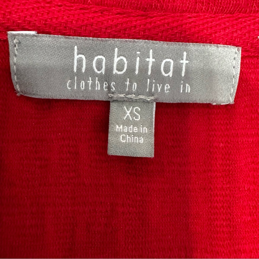 Habitat Women's Bold Red Pea Coat - Picture 6 of 7